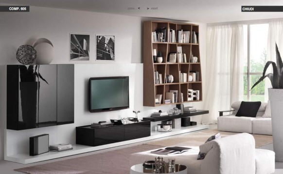Simple Black And White Modern Living Room Ideas By Tumidei
