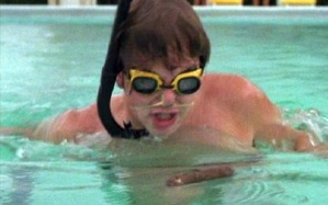 Baby ruth in the pool