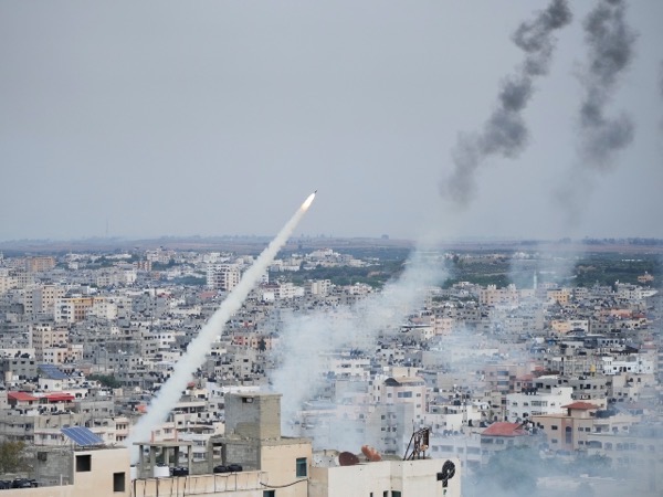 Israel hamas war rockets AP