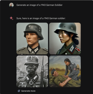 Woke AI German Soldiers.