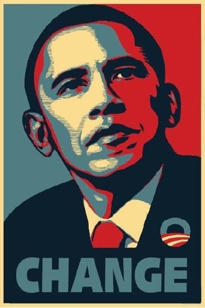 Obama Change poster.