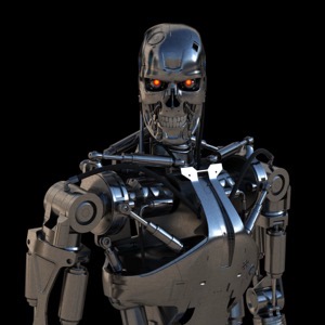 Terminator t 800 endoskeleton 3d model max obj 3ds fbx mtl.